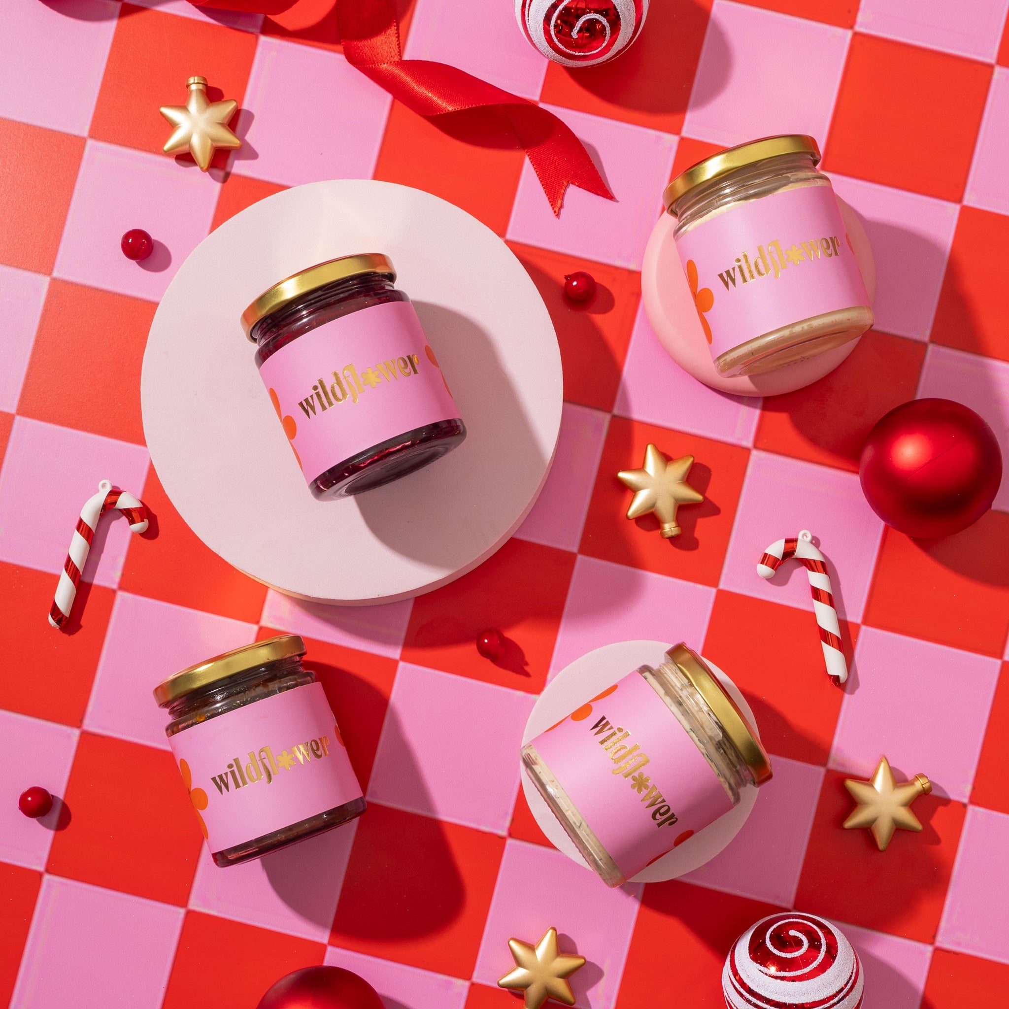 Box of 4 Assorted Jars