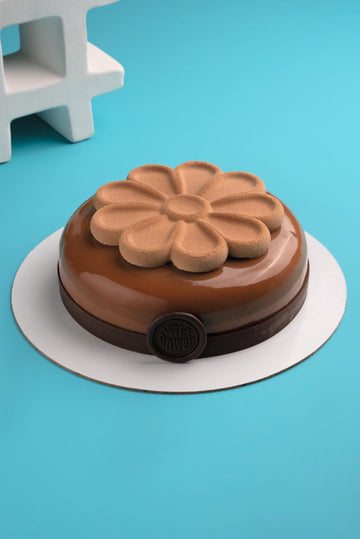 Hazelnut And Salted Caramel Entremet