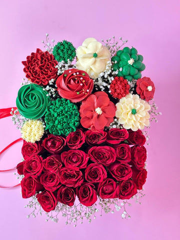 Cheerful holiday blooms n bakes