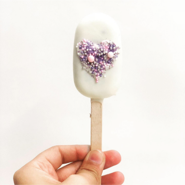 Heart-Cakesicle