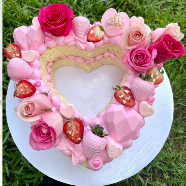 Shaped Cake- Heart-shape-cake