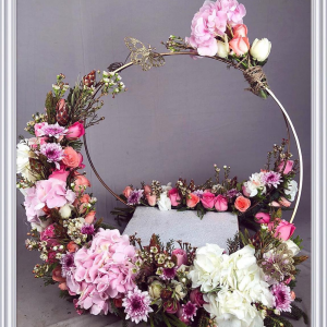 Enagagment ring/ Gift platter- Flower-decoration-packaging