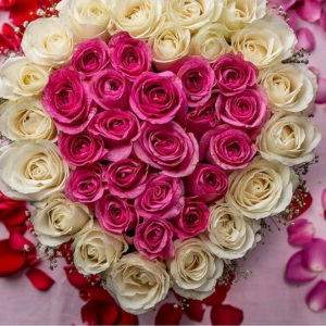 Heart Bouquet- Rose-bouquet-heart