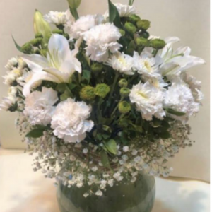 Lush Greens- Fresh-flowers-vase-bouquet