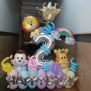 Animals-balloon bouquet-kids