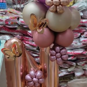 Butterfly-balloon bouquets