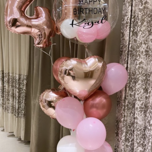 Rose Gold-balloon bouquets