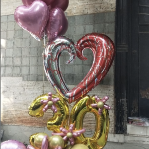 Heart It-balloon bouquet