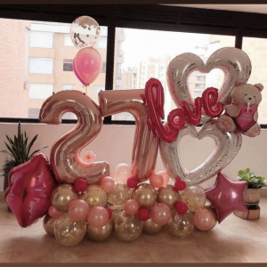 Pretty in Pink-balloon bouquet