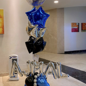 Royal Blue-balloon bouquet