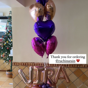 Love is in the air-balloon bouquets