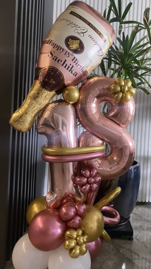 18th birthday-balloon bouquets