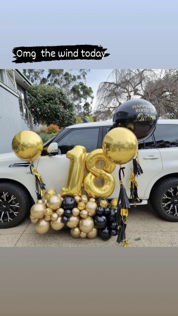 Party-balloon bouquet