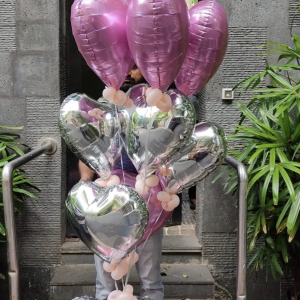 Mi amor- balloon bouquets- love- hearts