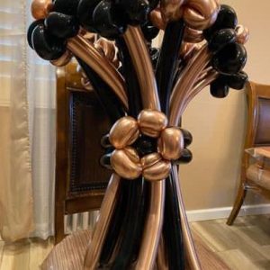 Black "n" Gold- balloon bouquets