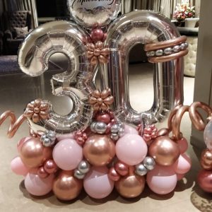 The Big 30- Balloon Bouquets- 30- Birthday