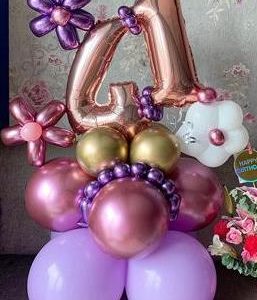 Floral-balloon bouquets